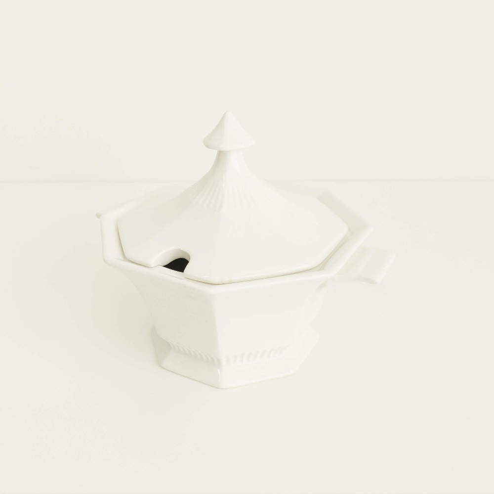 Mid-Century Modern, Vintage Sugar Dish with Lid